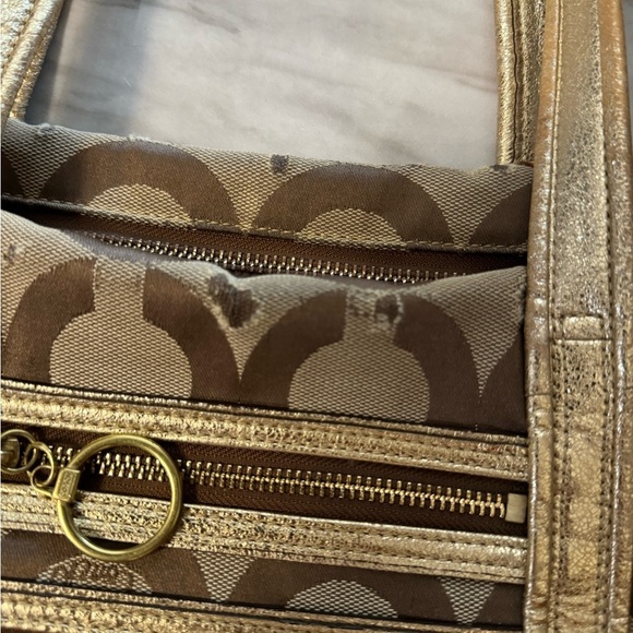 Coach Poppy Op Art Tote / Shoulder bag #13826 - Picture 9 of 9